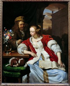 La canción interrumpida (retratos del artista y su esposa)