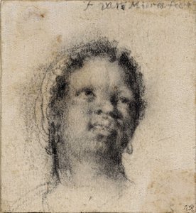 Cabeza de mujer negra