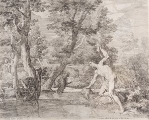 Narciso y Eco, siglo XVII de Frans van der Neve