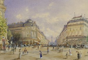 La Rue de la Paix, París, 1886 de Franz Alt