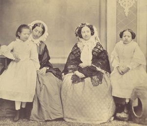 Elise Höusermann, Hermine, Marie y Marie Antoine, 1850s-60s de Franz Antoine