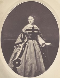 [Retrato femenino, de pie, mirando a la izquierda] de Franz Antoine