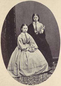 [Retrato de Dos Niñas], 1850s-60s de Franz Antoine