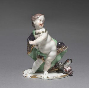 Plutón, fabricante Fábrica de Porcelana de Nymphenburg, c.1760 de Franz Anton Bustelli