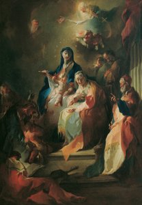 el santo pariente de Franz Anton Maulbertsch