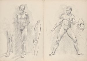 desnudos masculinos de Franz Barwig d. Ä.
