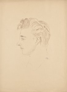 Estudio de retrato de Franz Barwig el Joven de Franz Barwig d. Ä.