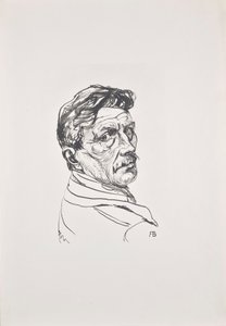 Auto retrato de Franz Barwig d. Ä.