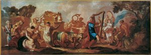El traslado del Arca de la Alianza por el canto y danza de David de Franz Carl Remp