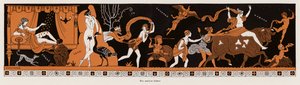 Dioses de la antigüedad griega y romana (litografia en color) de Franz Christophe