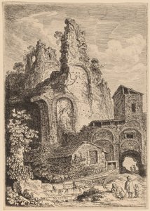 El Viejo Palacio en Tívoli de Franz Edmund Weirotter