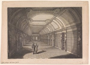 Biblioteca de la abadía Sainte-Geneviève de París de Franz Ertinger