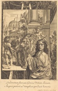 Autorretrato de Joseph Werner de Franz Ertinger after Joseph Werner