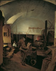 El interior de una fragua