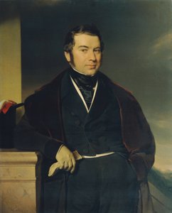 Caballero con sombrero de copa y guante de Franz Eybl