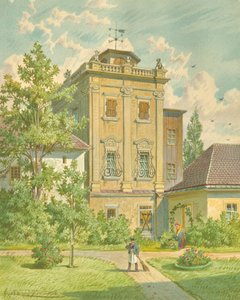 El antiguo Hundsturm en el distrito 5 de Viena de Franz Gerasch
