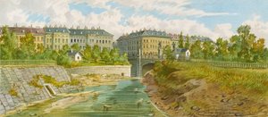 El puente Elisabeth sobre el río Wien de Franz Gerasch