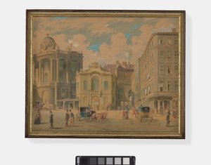 El viejo Burgtheater, Viena de Franz Gerasch