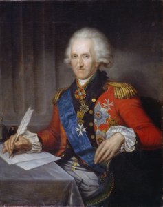 Retrato del estadista y reformador Conde Jacob Sievers (1731-1808) (Retrato del estadista y reformador Conde Jacob Sievers). Pintura de Gerhard von Kugelgen (1731-1820), óleo sobre lienzo. Arte alemán de finales del siglo XVIII, clasicismo. Estado Rusia de Franz Gerhard von Kugelgen
