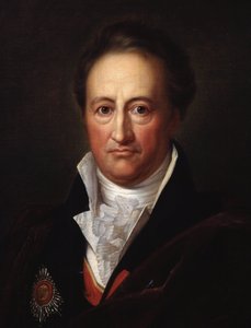 detalle de: Retrato del escritor Johann Wolfgang von Goethe (1749-1832) (Retrato del autor J.W. von Goethe). Pintura de Gerhard von Kugelgen (1772-1820), huile sur toile