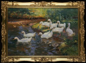 Familia de patos de Franz Grassel