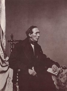 Hans Christian Andersen, autor danés, siglo XIX de Franz Hanfstaengl