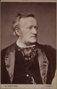 Retrato del Compositor Richard Wagner 1813-1883, antes de 1877