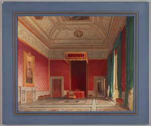 Dibujo, Sala del Thorvaldsen, Roma, 1845 de Franz Heinrich