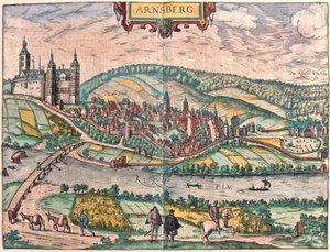 Arnsberg, Alemania (grabado) de Franz Hogenberg