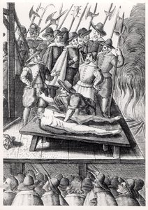 Ejecución de católicos en Inglaterra durante el reinado de Isabel I (1533-1603) de Franz Hogenberg