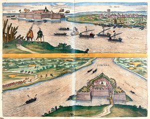 Fortaleza de Komarno, Eslovaquia de Franz Hogenberg