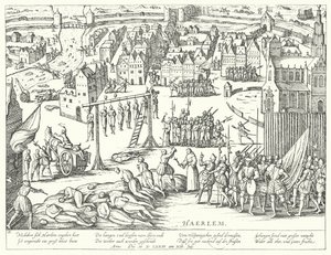 Ejecuciones masivas llevadas a cabo por los españoles en Haarlem, Países Bajos, 1573