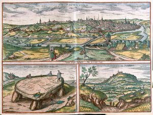 Montpellier, Tours y Poitiers, Francia de Franz Hogenberg
