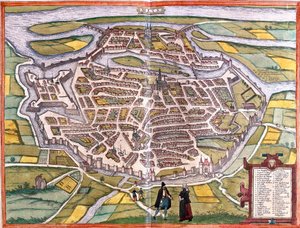 Plano de Metz, Francia de Franz Hogenberg
