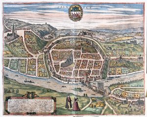 Saintes, Francia de Franz Hogenberg