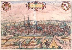 Soest, Alemania (grabado) de Franz Hogenberg