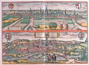 Soest y Warburg, Alemania de Franz Hogenberg