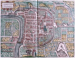 Trento, Italia de Franz Hogenberg