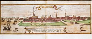 Vista de Hamburgo de Franz Hogenberg