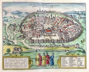 Vista de Jerusalén, del Atlas 