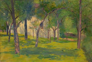 árboles frutales en el jardín de Franz Jaschke