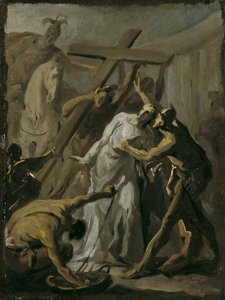La cruz se impone a Cristo de Franz Joseph Spiegler
