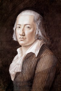 Friedrich Holderlin (pastel sobre papel)