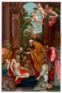 Última Comunión de San Jerónimo, 1614 1870 de Franz Kellerhoven