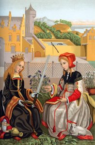 Santa Catalina y Santa Inés, siglo XV, 1870