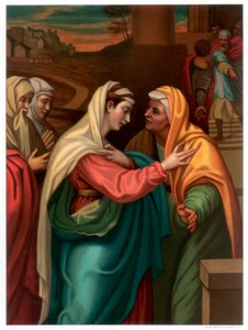 La Visitación, 1518-1519, 1870 de Franz Kellerhoven