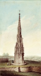 La columna conmemorativa cerca de Wiener Neustadt de Franz Kletzinsky