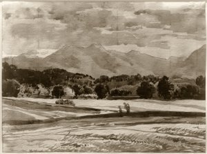 Paisaje prealpino de Franz Kobell