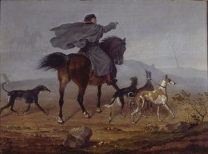 Salida a caballo para cazar de Franz Krüger