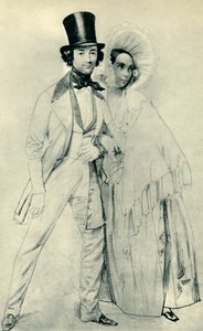 Paul y Amalie Taglioni de Franz Krüger